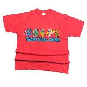 Crazy Shirts Grateful Dead Dancing Bears Hawaii Surf Tee Red Size M Vintage Vibe
